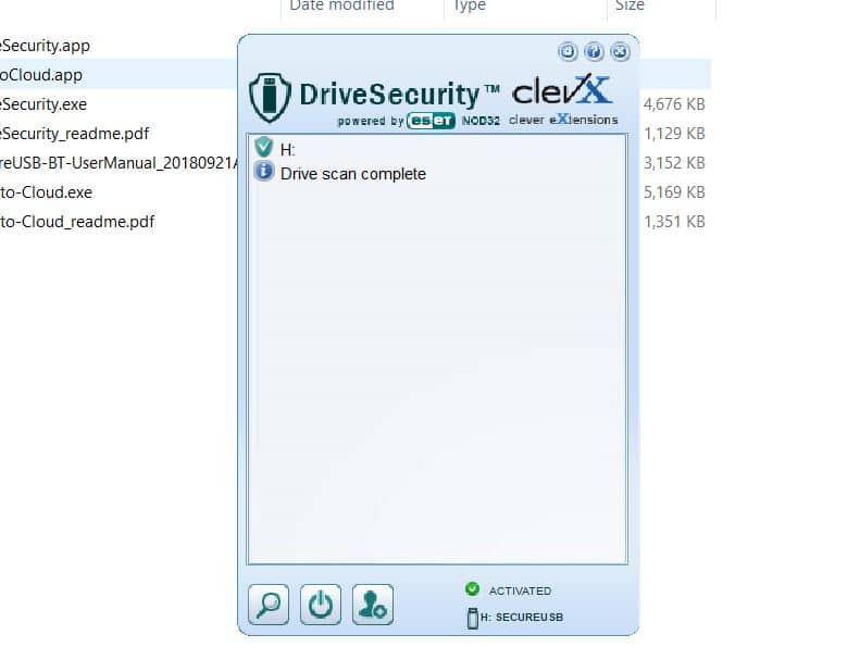 DriveSecurity clevX overview for securing USB drive