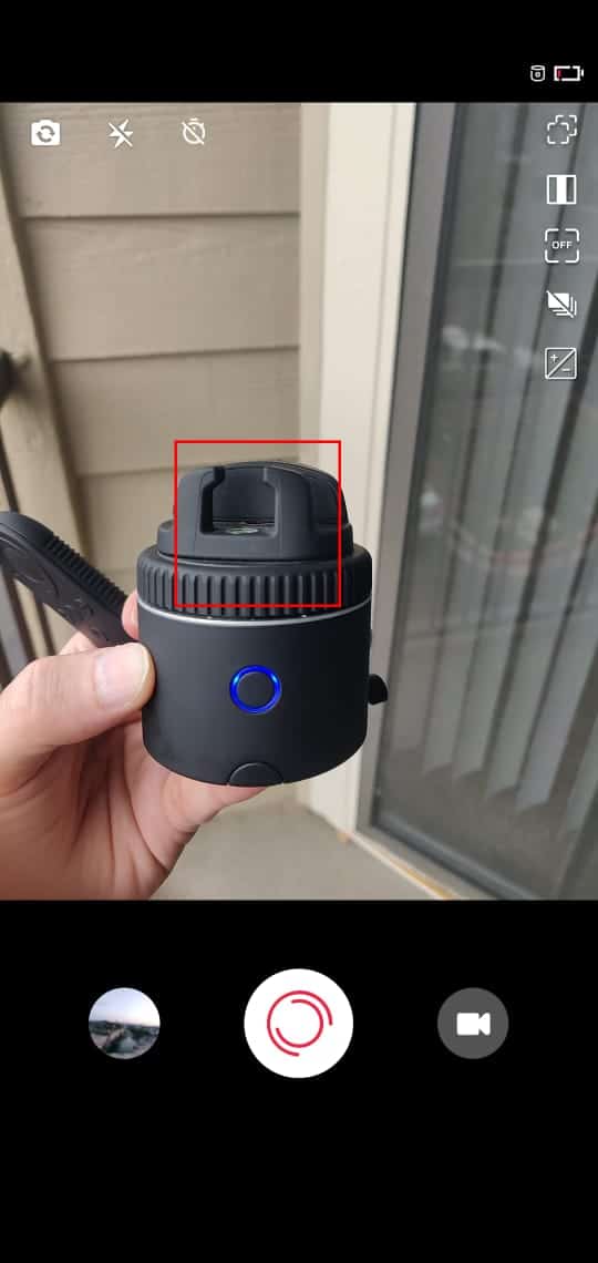 pivo pod blue - Pivo Tiny Pod camera mount review - The Gadgeteer
